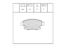 Тормозные колодки дисковые OEM OEM0215KTD