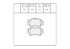 Тормозные колодки дисковые OEM OEM0394KTD