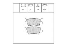 Тормозные колодки дисковые OEM OEM0008KTD