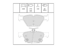 Тормозные колодки дисковые OEM OEM0582KTD