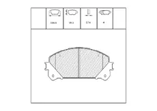 Тормозные колодки дисковые OEM OEM0248KTD