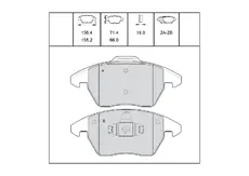 Тормозные колодки дисковые OEM OEM0077KTD