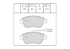 Тормозные колодки дисковые OEM OEM0358KTD