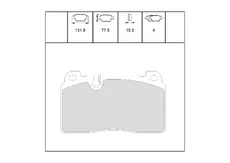 Тормозные колодки дисковые OEM OEM0326KTD