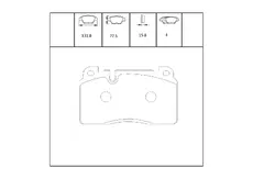 Тормозные колодки дисковые OEM OEM0514KTD