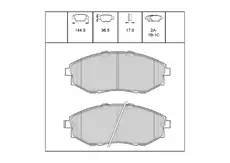 Тормозные колодки дисковые OEM OEM0422KTD
