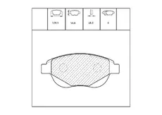 Тормозные колодки дисковые OEM OEM0231KTD
