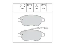 Тормозные колодки дисковые OEM OEM0469KTD