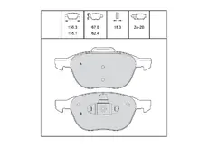 Тормозные колодки дисковые OEM OEM0106KTD