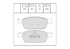 Тормозные колодки дисковые OEM OEM0127KTD