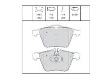 Тормозные колодки дисковые OEM OEM0428KTD