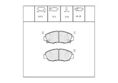 Тормозные колодки дисковые OEM OEM0585KTD
