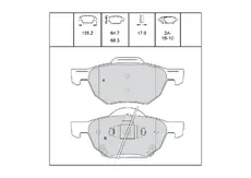 Тормозные колодки дисковые OEM OEM0580KTD