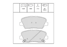 Тормозные колодки дисковые OEM OEM0164KTD
