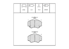 Тормозные колодки дисковые OEM OEM0273KTD