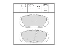 Тормозные колодки дисковые OEM OEM0183KTD