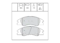 Тормозные колодки дисковые OEM OEM0401KTD