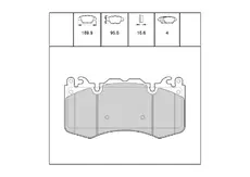 Тормозные колодки дисковые OEM OEM0203KTD