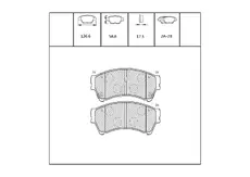 Тормозные колодки дисковые OEM OEM0287KTD