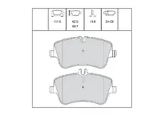 Тормозные колодки дисковые OEM OEM0400KTD