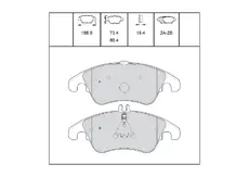 Тормозные колодки дисковые OEM OEM0316KTD
