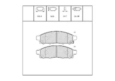 Тормозные колодки дисковые OEM OEM0147KTD