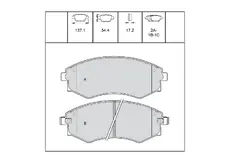 Тормозные колодки дисковые OEM OEM0180KTD