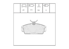 Тормозные колодки дисковые OEM OEM0278KTD
