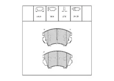 Тормозные колодки дисковые OEM OEM0277KTD