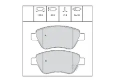Тормозные колодки дисковые OEM OEM0342KTD