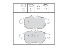 Тормозные колодки дисковые OEM OEM0320KTD