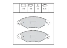 Тормозные колодки дисковые OEM OEM0262KTD