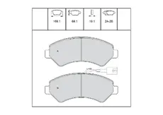 Тормозные колодки дисковые OEM OEM0245KTD