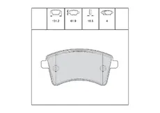 Тормозные колодки дисковые OEM OEM0491KTD