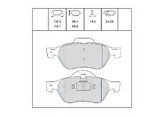 Тормозные колодки дисковые OEM OEM0294KTD