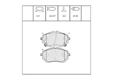 Тормозные колодки дисковые OEM OEM0291KTD