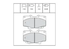 Тормозные колодки дисковые OEM OEM0576KTD