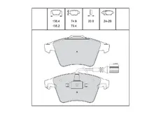 Тормозные колодки дисковые OEM OEM0586KTD