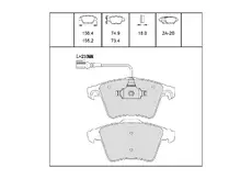 Тормозные колодки дисковые OEM OEM0453KTD