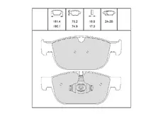 Тормозные колодки дисковые OEM OEM0471KTD