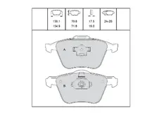 Тормозные колодки дисковые OEM OEM0478KTD