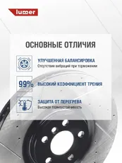 Тормозной диск LUMER LM02025P