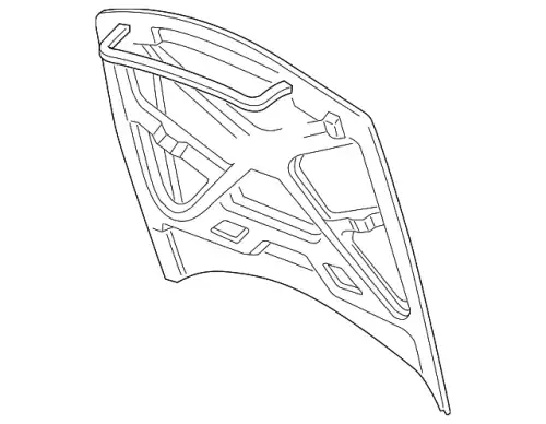 Капот AUDI (A6), 06.01 - 05 4B0823029D VAG