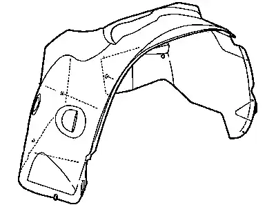 Бампер нижн CHRYSLER PACIFICA, 07- 4857647AH