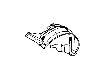 Подкрылок CHRYSLER 4878920AC