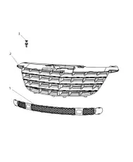 Решетка радиатора CHRYSLER 1CM541S9AC