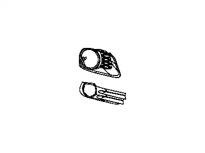 Решетка бампера DODGE 68100698AA