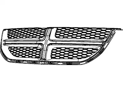 Решетка радиатора DODGE 68088969AA