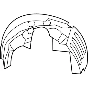 Подкрылок DODGE 5116278AB