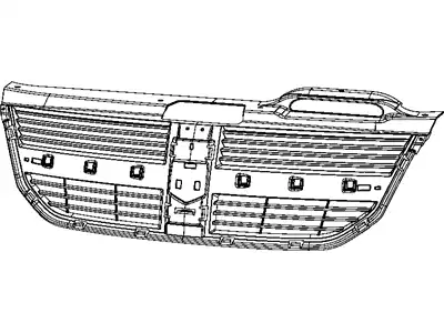 Решетка радиатора DODGE 1BG84SZ0AE
